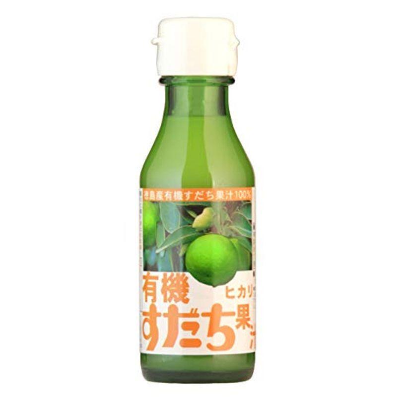 光食品 有機 すだち果汁 100ml 4本 在庫一掃