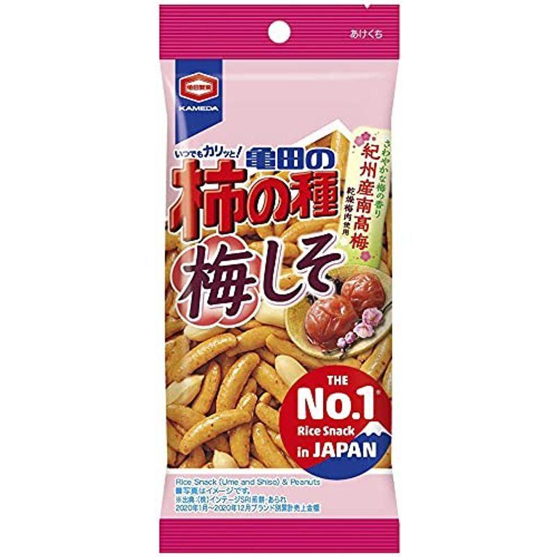 正規通販 超安い 亀田の柿の種 亀田製菓 梅しそ 57g×10袋