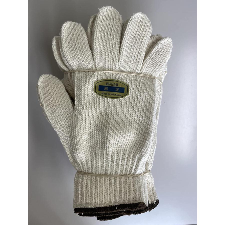 純綿軍手 KY-2829 10ダース 軍手 業務用 作業用 塗装 製鉄所 熱仕事 車整備 園芸 大掃除 DIY 引越し 掃除 オイル交換 溶けない 燃えない 綿100％ 大量消費