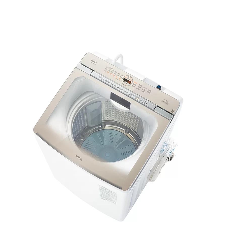 【関東指定エリア　送料/基本設置/引取りも無料】アクア　AQW-VX14A-W　14Kg　全自動洗濯機　Prette plus　ホワイト　AQUA  全国配送の画像