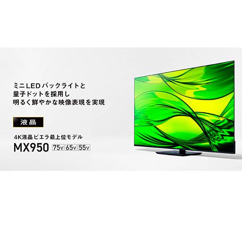 VIERA 【関東指定エリア 送料/設置無料】パナソニック TH-65MX950 65 