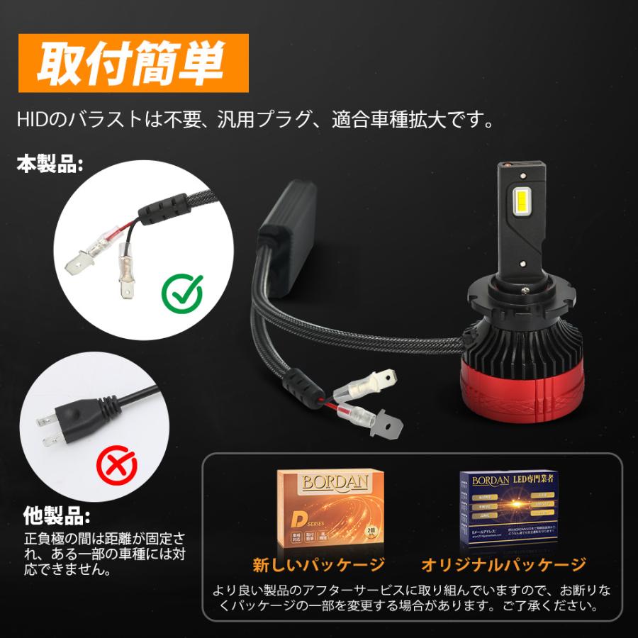 訳アリ】BORDAN 汎用品 D2S D2R D4S D4R LED ヘッドライト 兼用 HIDを