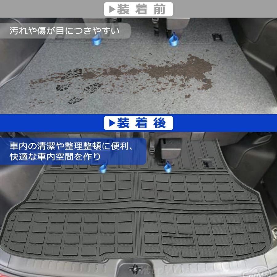 SUNVIC 新型 セレナ C28 フロアマット ラゲッジマット 3D TPE 立体