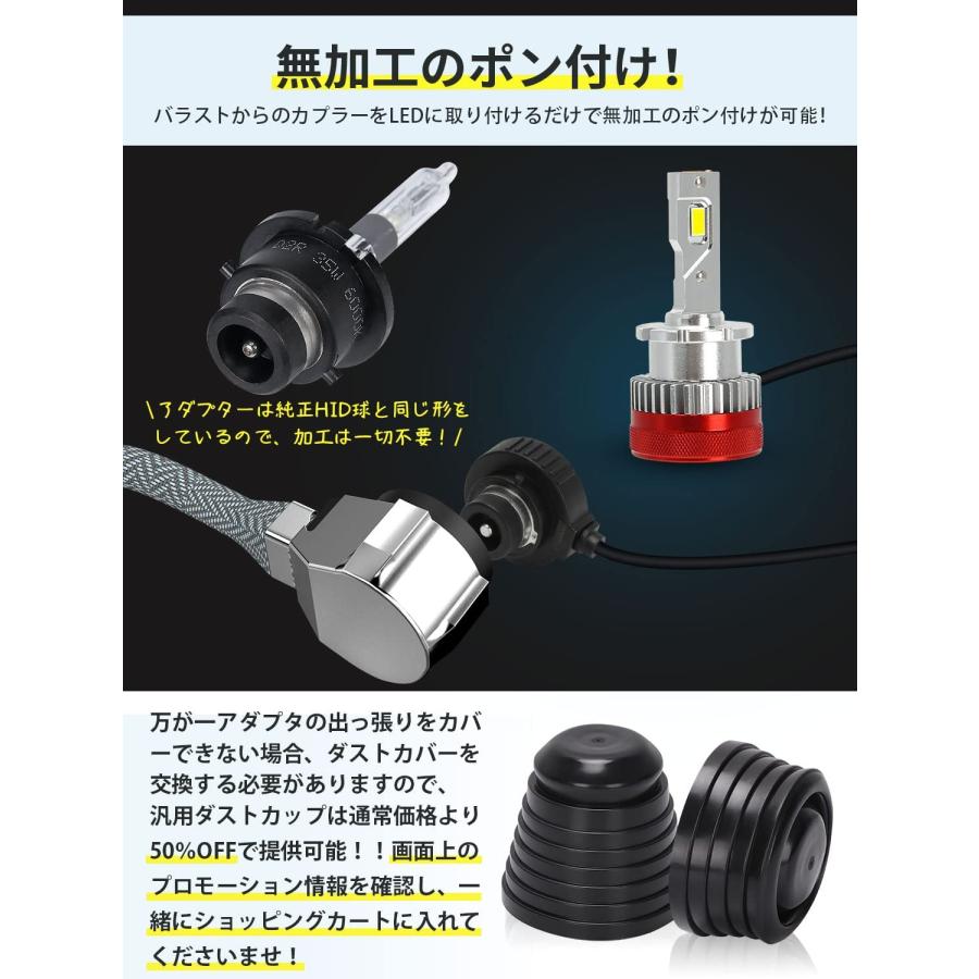 訳アリ】 D2用 LED ヘッドライト ポン付け d2r ledバルブ 爆光