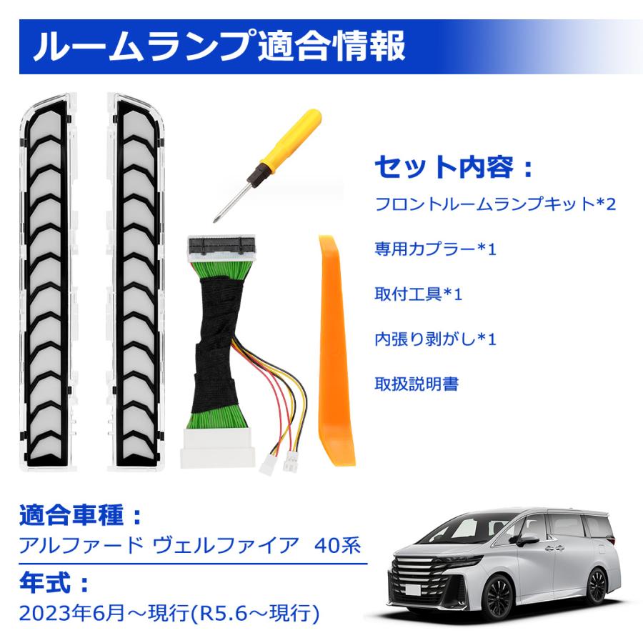 SUNVIC アルファード ヴェルファイア 40系 LED ルームランプ ユニット