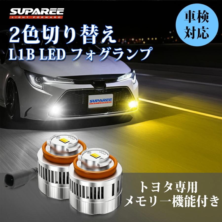 IPF L1B 2色切り替え　未使用 トヨタ　ハイエースLED SUPAREE トヨタ L1B LED フォグランプ ハイエース 2色切り替え