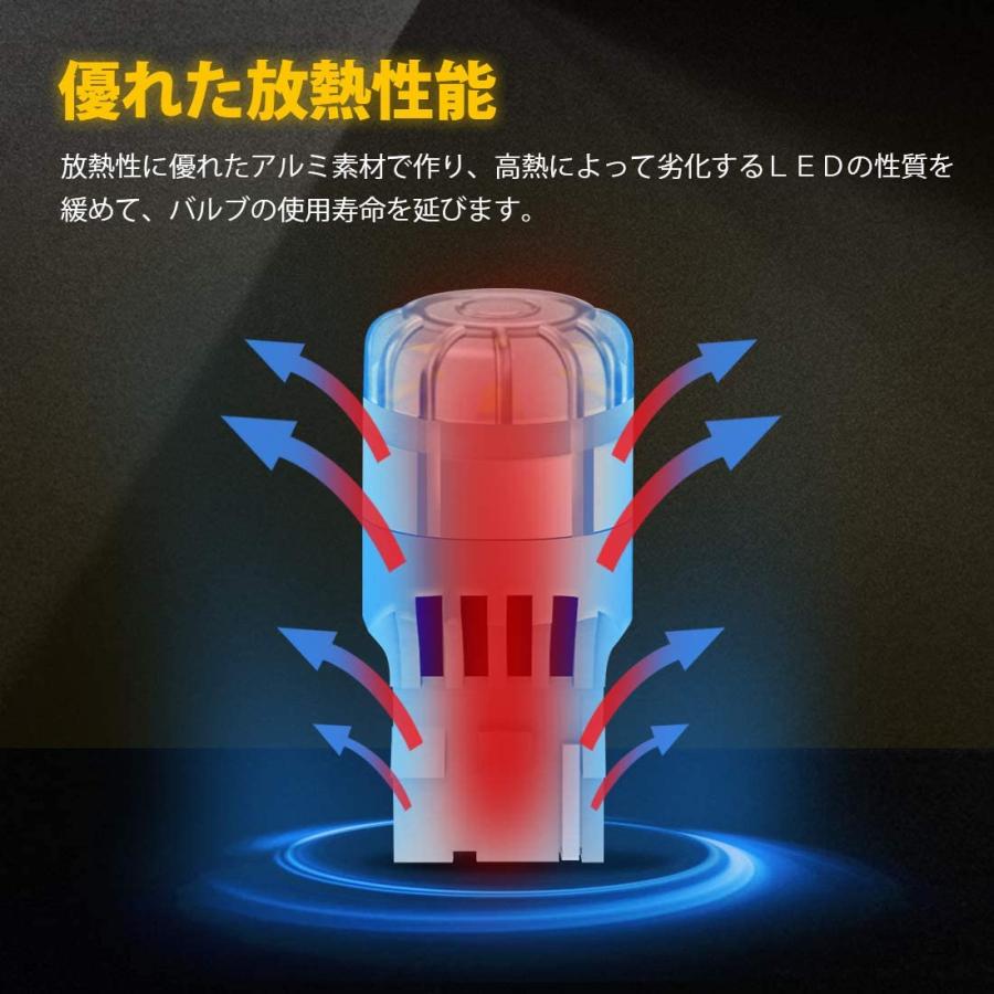 訳あり品！T20 LED シングル球 バックランプ ホワイト 爆光 国産車対応 DC12V車用 バックライト 後退灯 2個セット｜kitazawashouji｜07