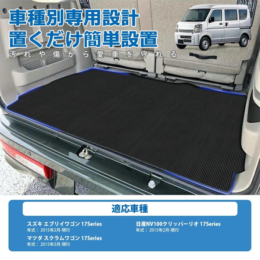 SUNVIC エブリィワゴン DA17V DA17W DA64W ラゲッジマット PVC 水洗い