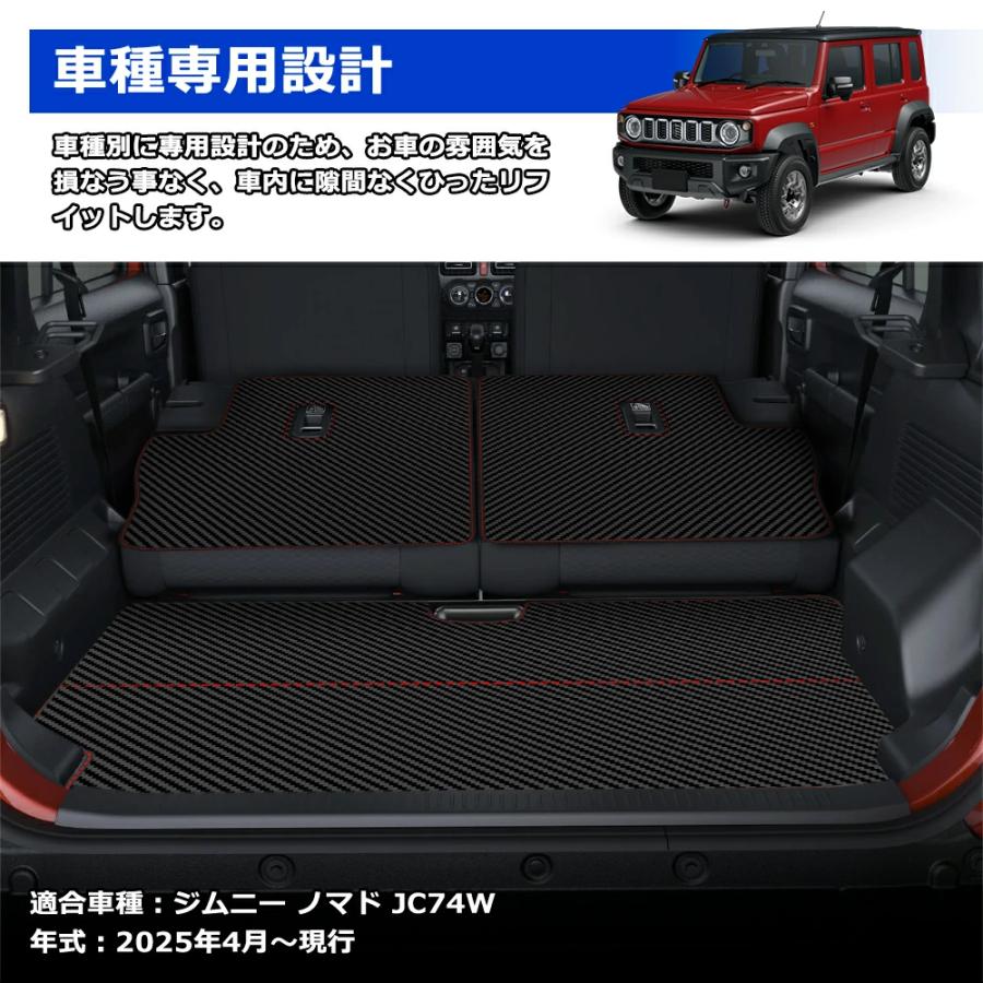 SUNVIC ジムニー ノマド JC74W 5ドア ラゲッジマット カーゴマット PVC