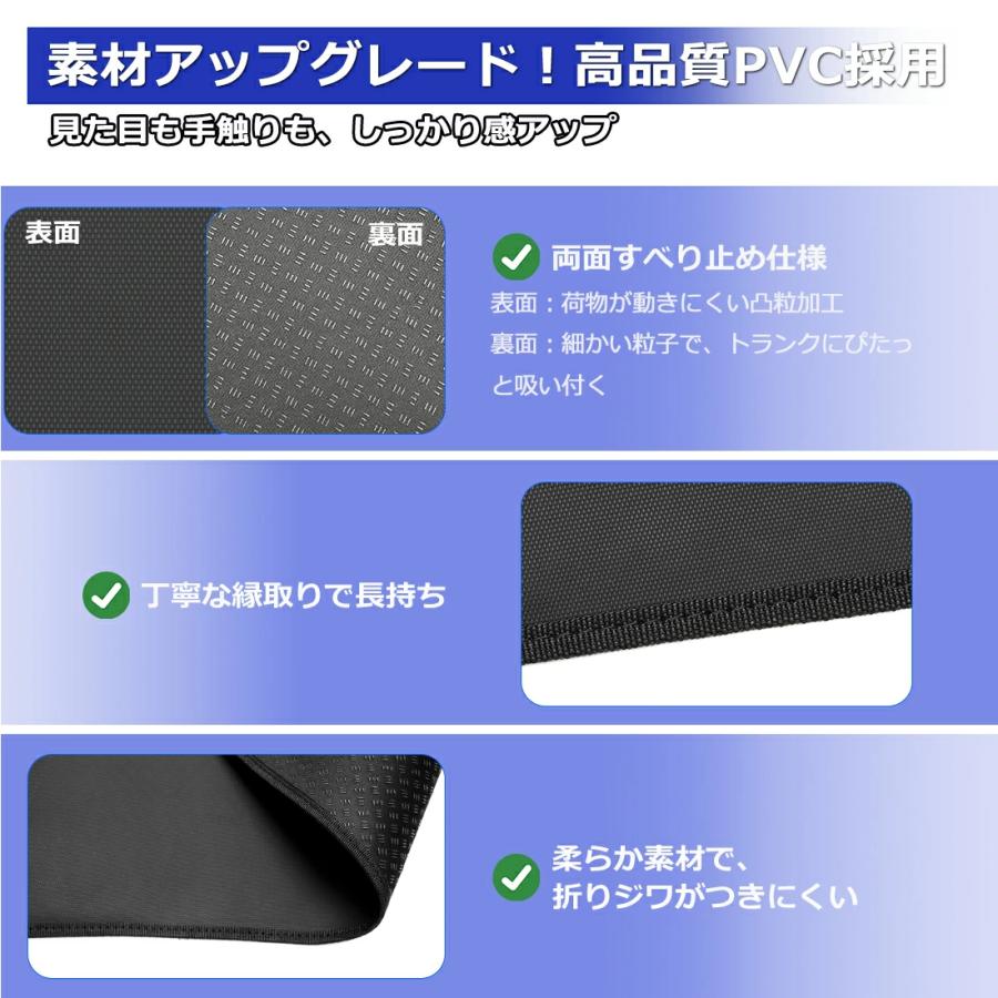 SUNVIC ハイエース 200系 ラゲッジマット 1 2 3 4 5 6 7 型 標準ボディ