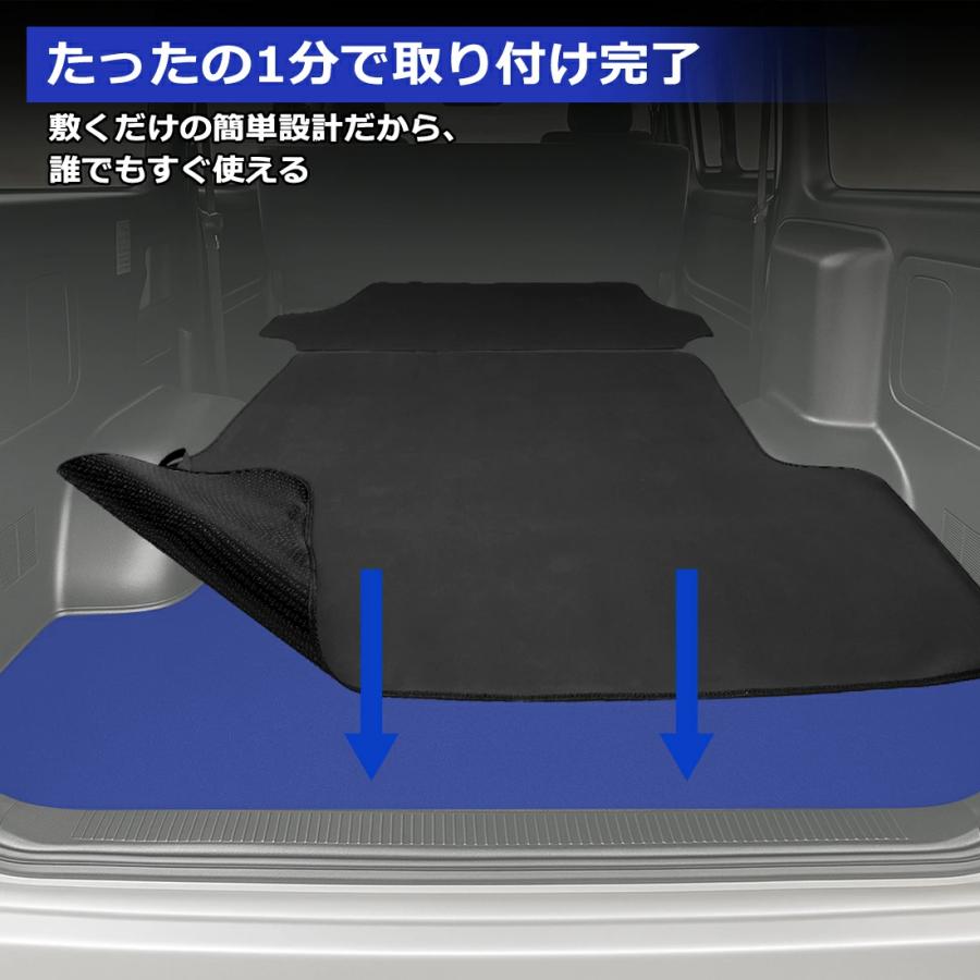 SUNVIC ハイエース 200系 ラゲッジマット 1 2 3 4 5 6 7 型 標準ボディ