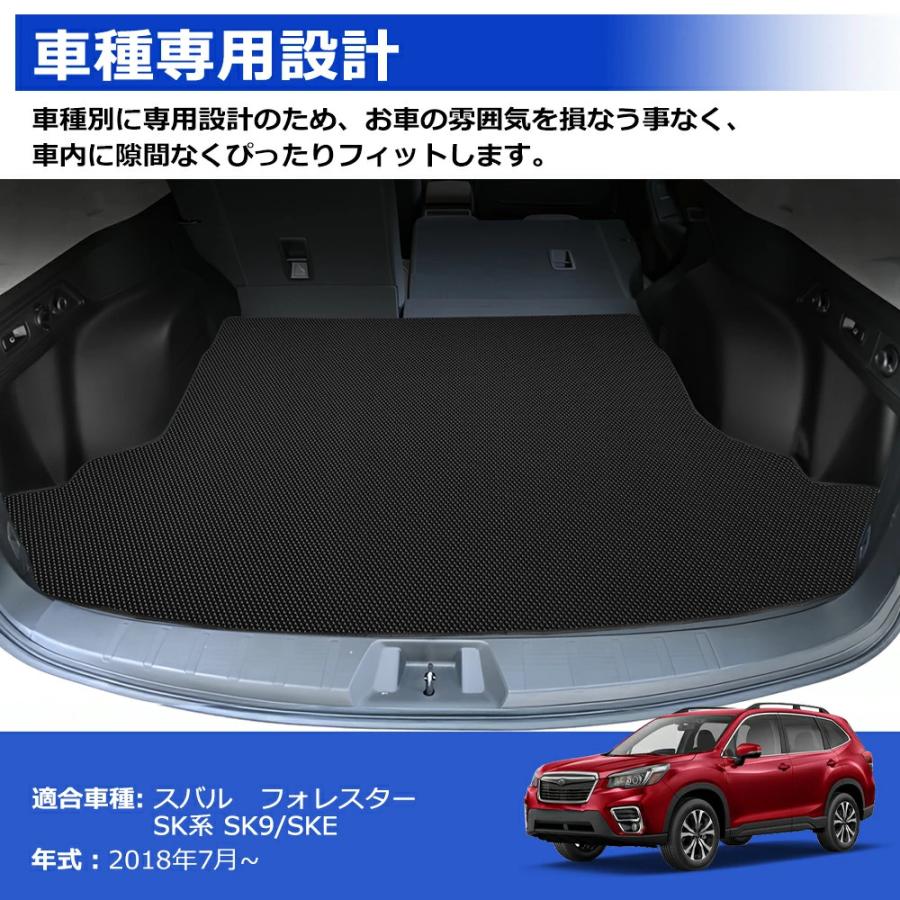 SUNVIC スバル フォレスター SK系 ラゲッジマット 荷台マット 防汚