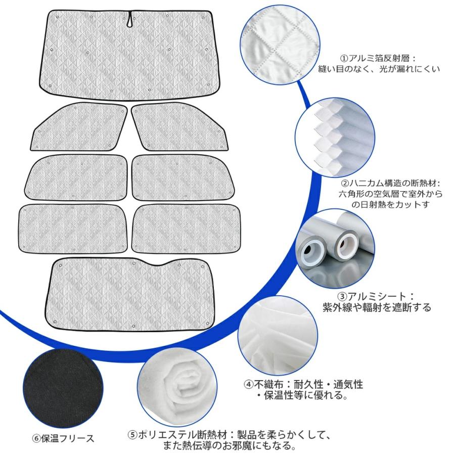 SUNVIC ハイエース 200系 標準 車用サンシェード 遮光シェード 1型 2型