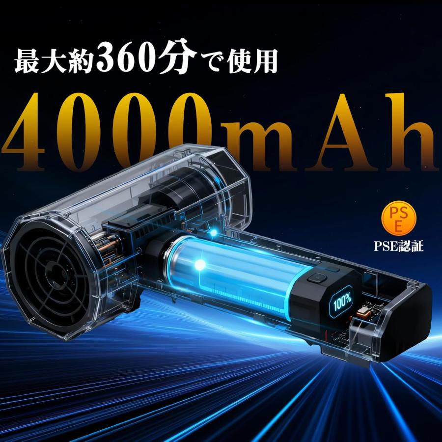 SUNVIC 【在庫処分】 エアダスター ディスプレイ付き 充電式 ブロワー