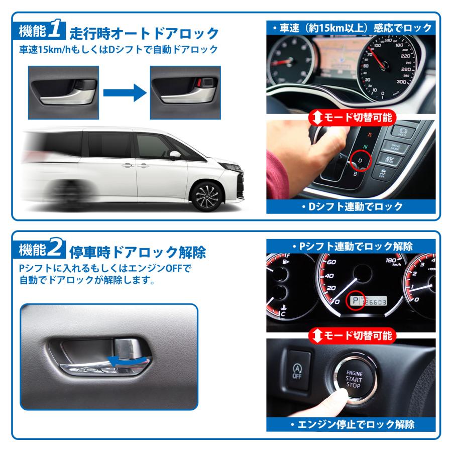 SUNVIC ヤリスクロス 車速ドアロックユニット OBD オートドアロック 多