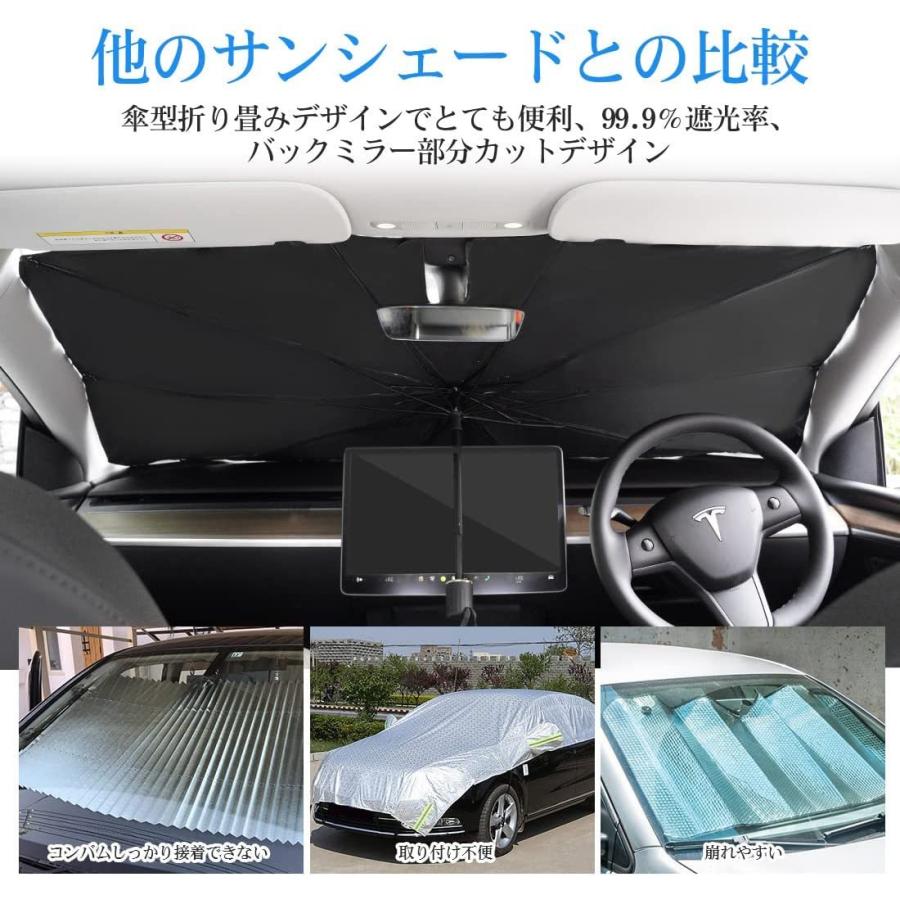 無料サンプルok Sunvic車用サンシェード 折り畳み式 傘型 車用パラソル フロントシェード フロントガラス 傘タイプ 日除け 遮光 遮熱 車中泊 Whitesforracialequity Org