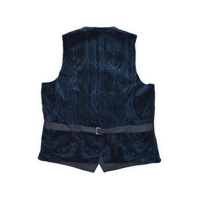 ETRO ◇エトロ◇メンズ ジレ ベスト 背面ペイズリー柄 オシャレ ETRO ◇エトロ◇メンズ ジレ ベスト 背面ペイズリー柄 オシャレ
