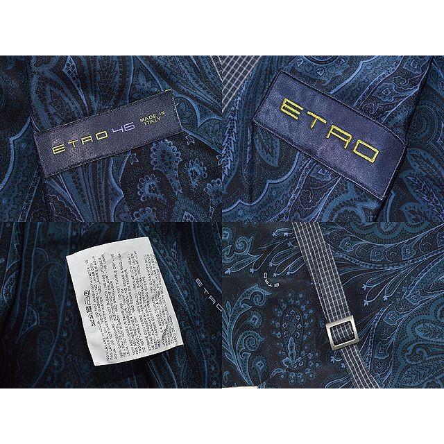 ETRO ◇エトロ◇メンズ ジレ ベスト 背面ペイズリー柄 オシャレ ETRO ◇エトロ◇メンズ ジレ ベスト 背面ペイズリー柄 オシャレ