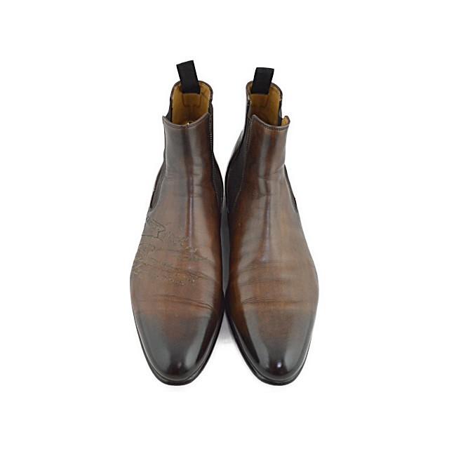 Berluti ◇ベルルッティ◇スクリット カリグラフィ サイドゴア Berluti ◇ベルルッティ◇スクリット カリグラフィ サイドゴア