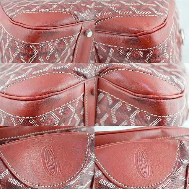 GOYARD ◇ゴヤール◇サンジャンヌGM ミニボストン 赤 ハンドバッグ