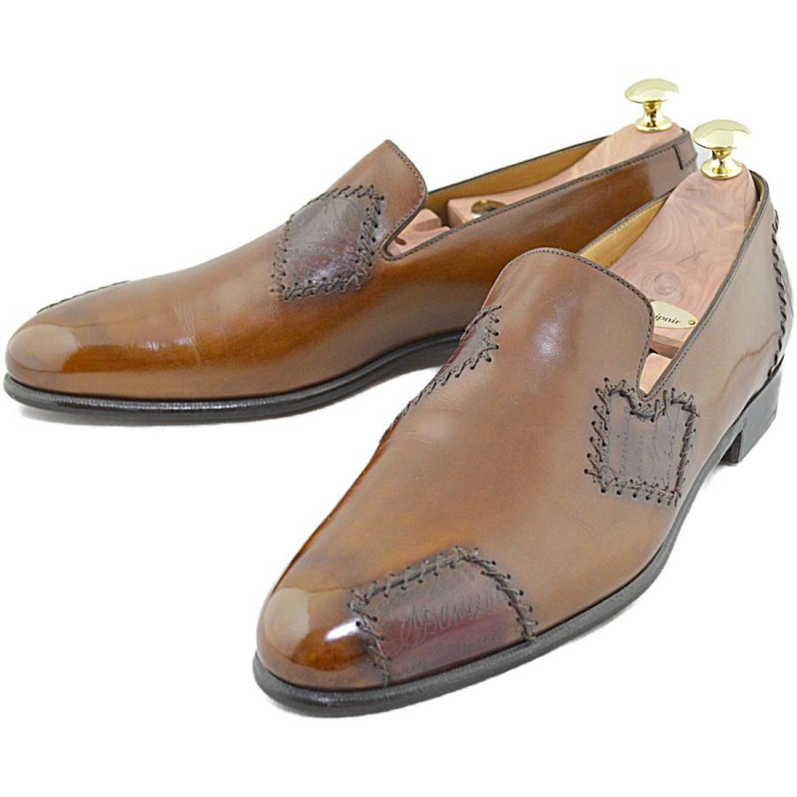 Berluti ラピエセルプリゼ スクリットカリグラフィ メンズローファー Berluti（ベルルッティ） ◇ベルルッティ◇名作 ラピエセルプリゼ