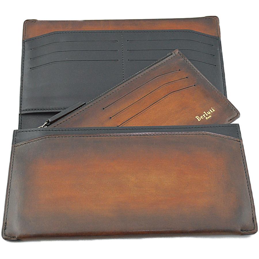 週末セール中 ベルルッティ Berluti 長財布 ゴールデンパティーヌ Berluti ◇ベルルッティ◇美品 最新モデル イタウバネオ ブルー