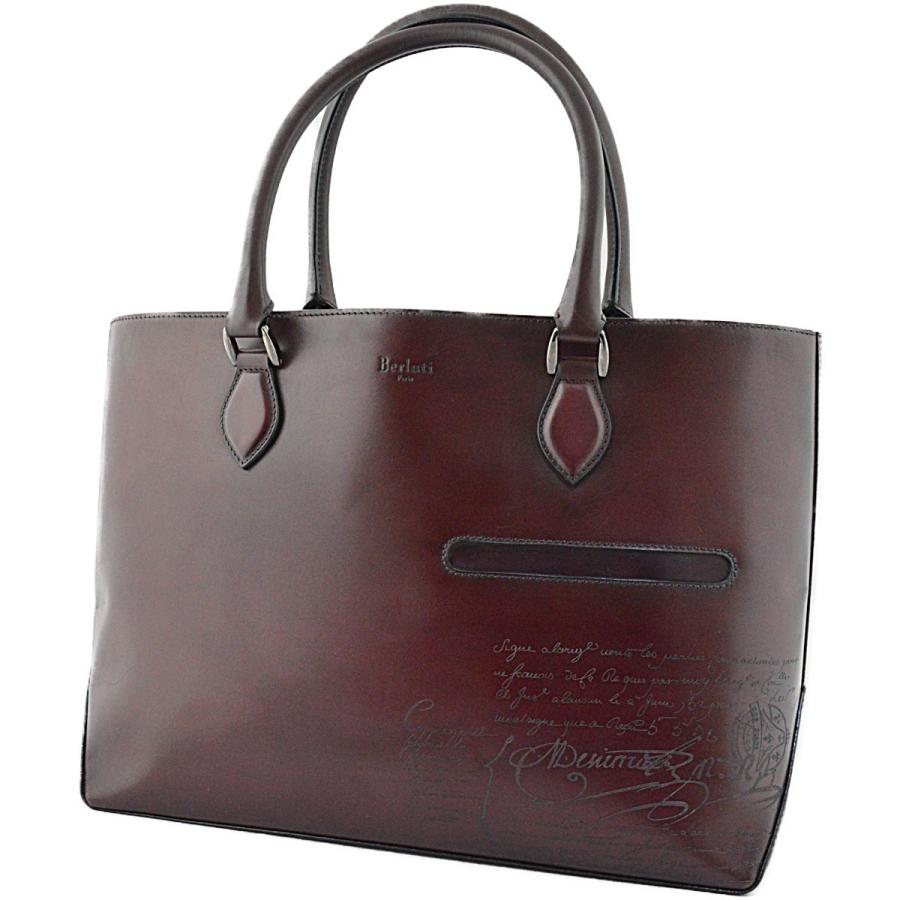 Berluti ベルルッティ カリグラフィ トゥジュール レザー トートバッグ Berluti（ベルルッティ） 美品 超希少 日本20周年限定モデル