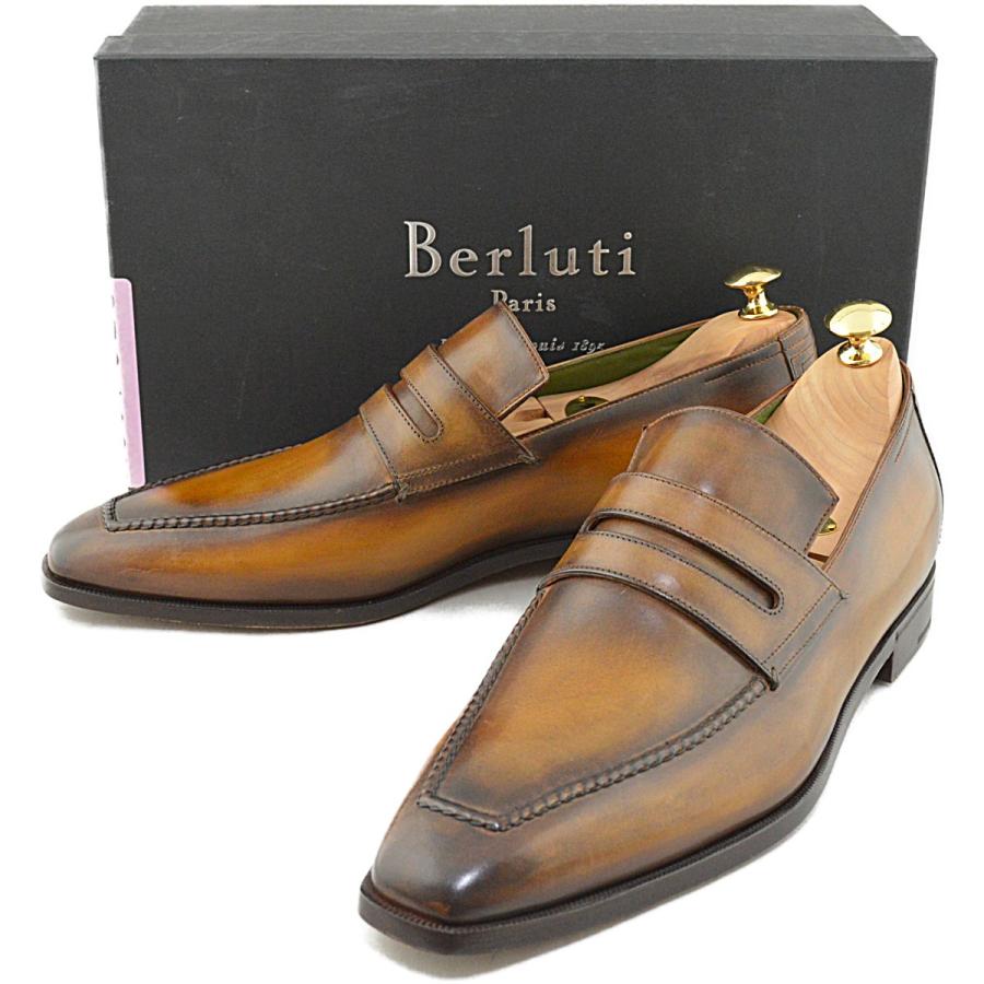 ◇ベルルッティ◇未使用品 パティーヌ メンズ レザー ローファー名作