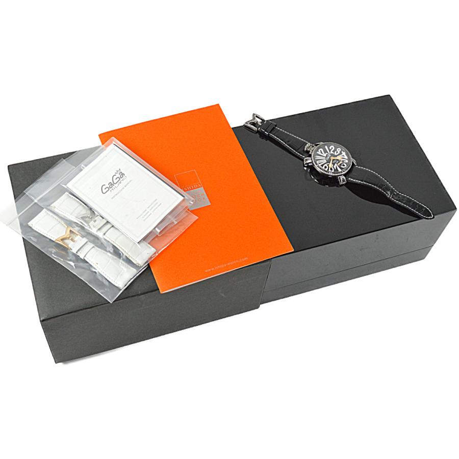 マヌアーレ ◇ガガミラノ◇超希少 純正ダイヤベゼル マヌアーレ48 手