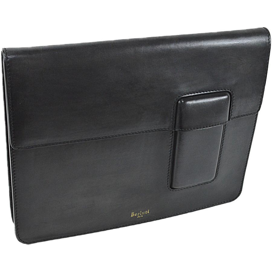 【Berluti】ゴールドパティーヌ:ビジネスバッグ 関税込◇ブルーxゴールドパティーヌ希少品!ベルルッティTOUJOURS
