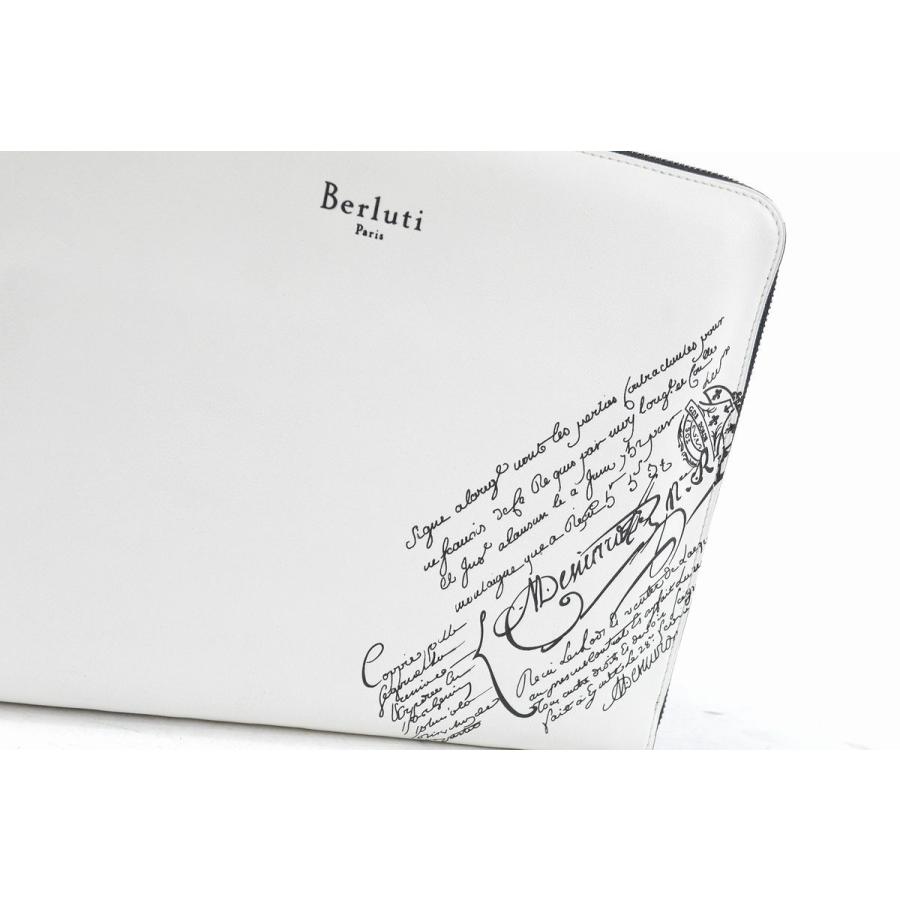Berluti ◇ベルルッティ◇未使用品 クラッチバッグ 希少ホワイトカラー 