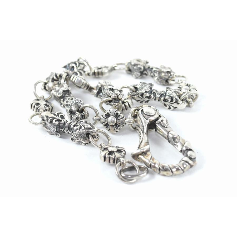クレイジーピッグ WALLET CHAIN ウォレットチェーン シルバー　ユリ CRAZY PIG（クレイジーピッグ） ◇クレイジーピッグ◇タイガー