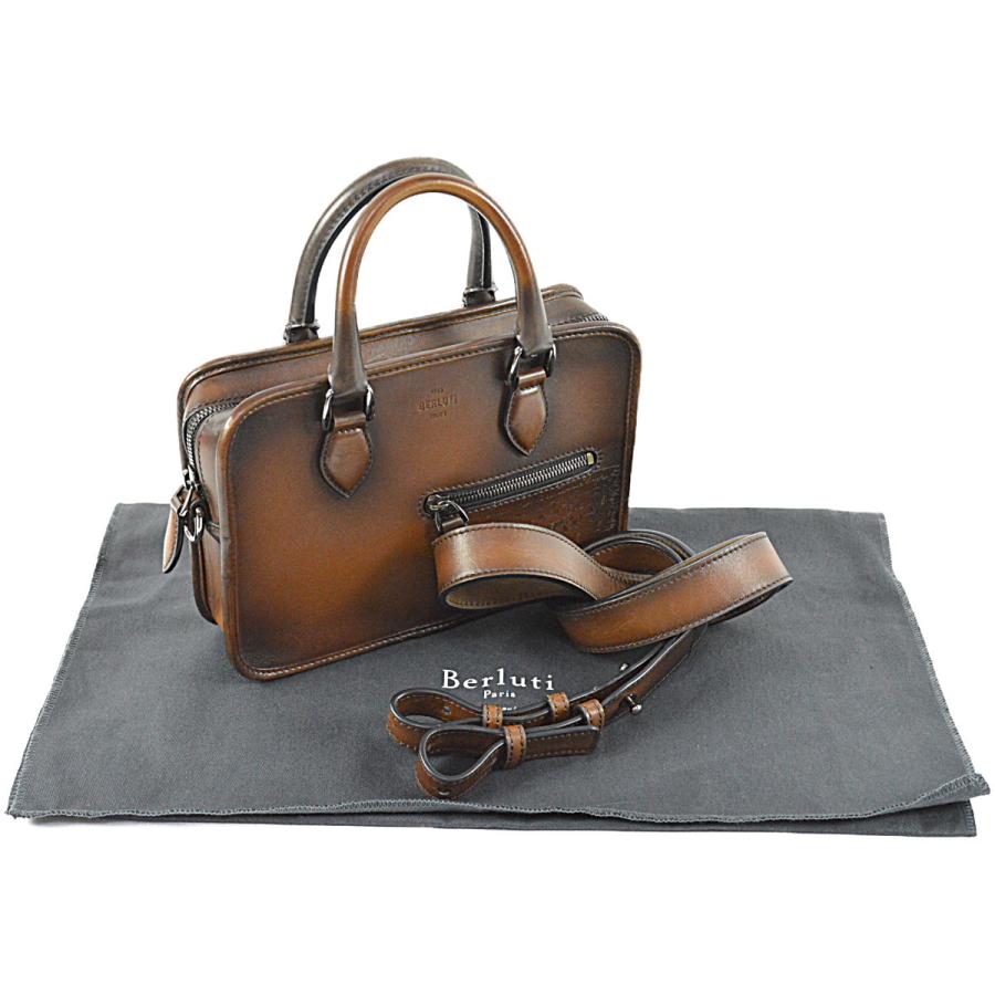 おしゃれ 2way メンズ アンジュールガリバー スクリット ベルルッティ 現行ロゴ Harvey ラグジュアリーなメンズアイテムならpatience クラッチバッグ Berluti セカンドバッグ ショルダーバッグ バッグ