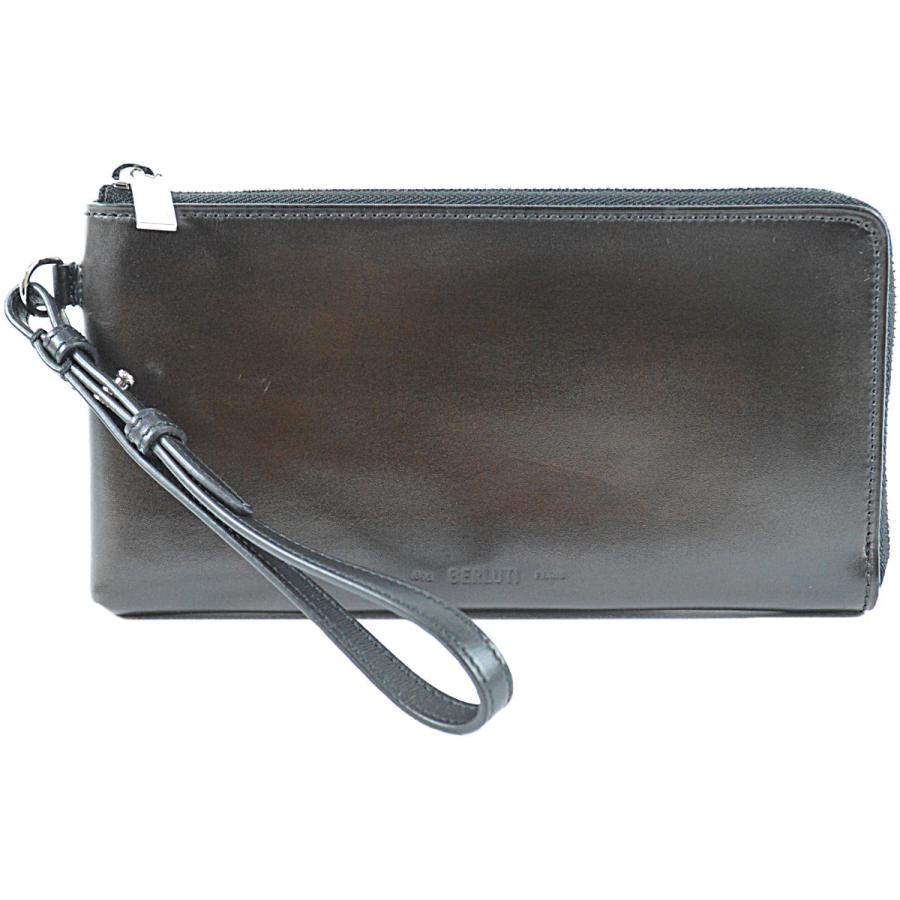ベルルッティ Berluti 長財布 ニノ ポーチ ブラック