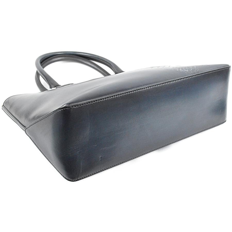 【メンズブランド】Berluti カリグラフィバッグ　トゥジュール　パティーヌ 美品□BERLUTI ベルルッティ カリグラフィ トゥジュール バーティカル