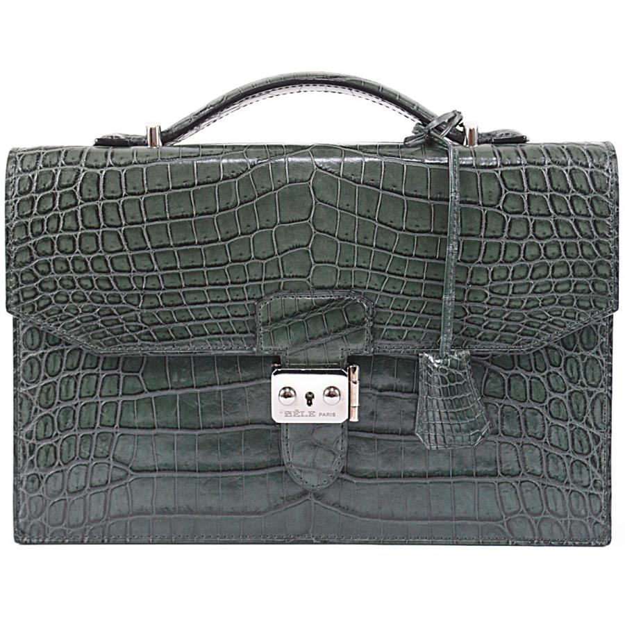 ZELE-PARIS ゼルパリ ショルダーバッグ クロコダイル アリゲーター