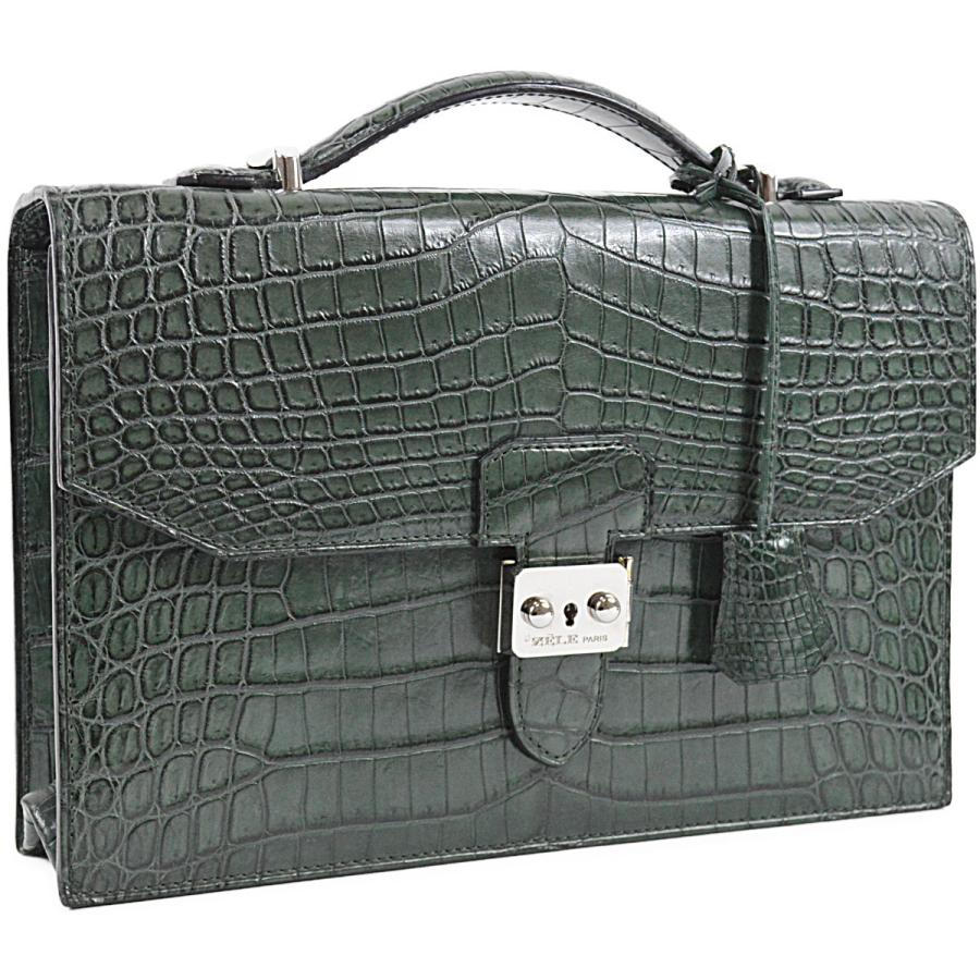 ゼルパリ 超希少 超豪華 クロコダイル ポロサス セカンドバッグ