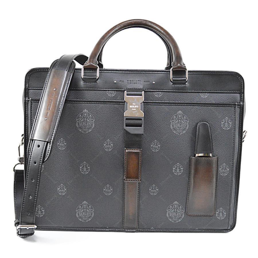 Berluti ベルルッティ 超美品 アビエイター キャンバス レザー Berluti ベルルッティ 超美品 アビエイター キャンバス レザー