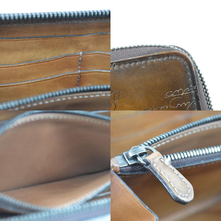 Berluti ベルルッティ 美品 ヴェネチア内装 ラウンド長財布 Berluti ベルルッティ 美品 ヴェネチア内装 ラウンド長財布