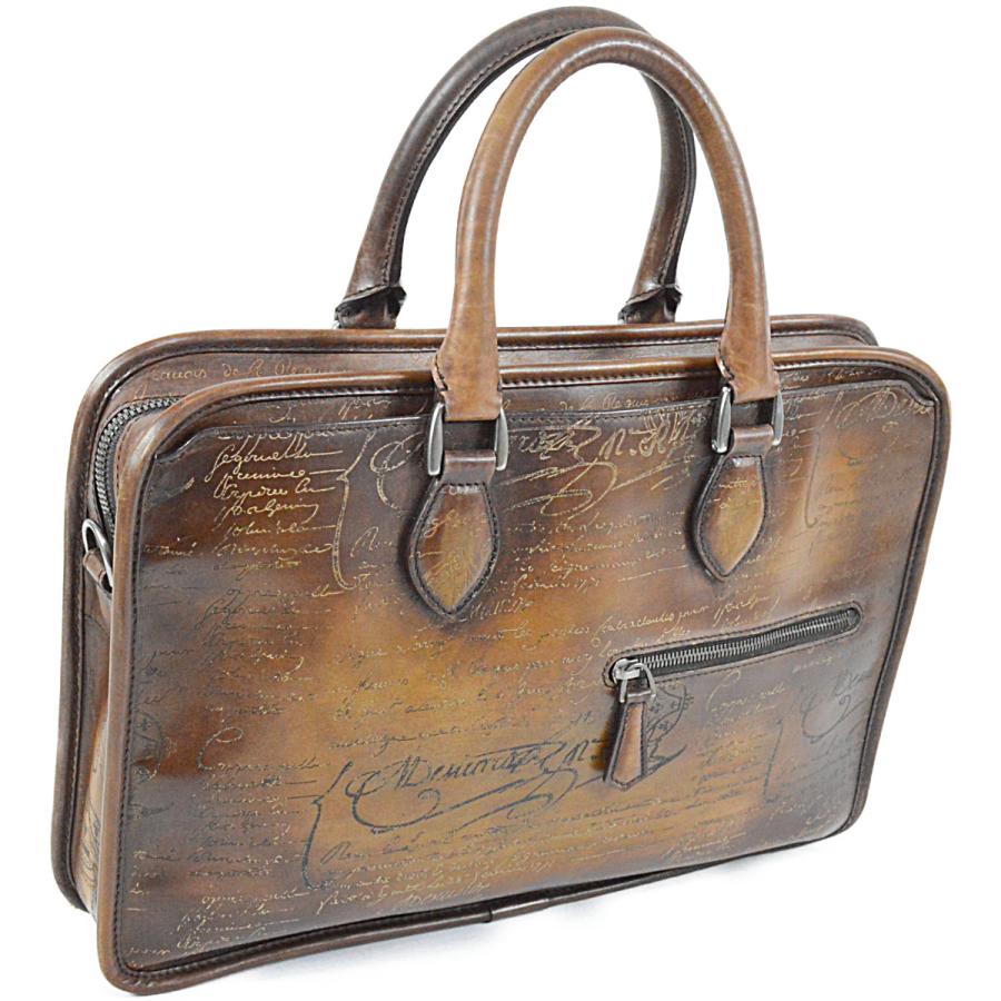 【稀少】ベルルッティ アンジュール カリグラフィースクリットレザー パティーヌ Berluti（ベルルッティ） スクリット カリグラフィ パティーヌ レザー