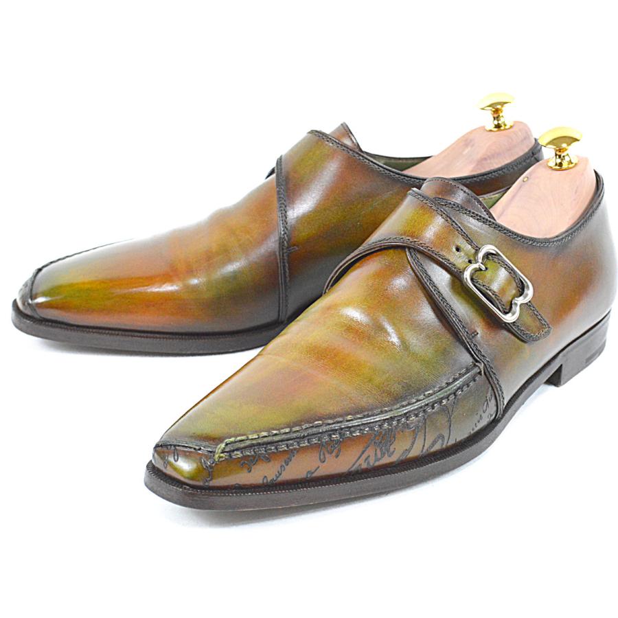 特注60万 ベルルッティ デムジュール スカーズ スクリットレザー シューズ