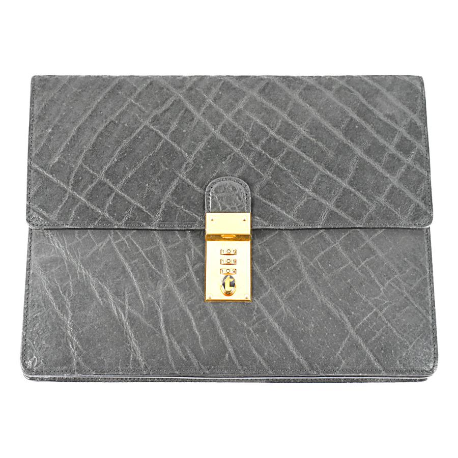 a. testoni ア・テストーニ 美品 超希少 エレファント 象革 メンズ  