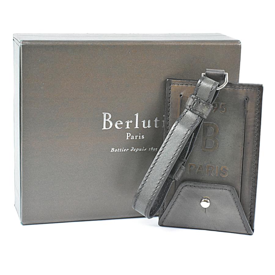 Berluti（ベルルッティ） 未使用品 希少 Bロゴ ネームタグ パティーヌ