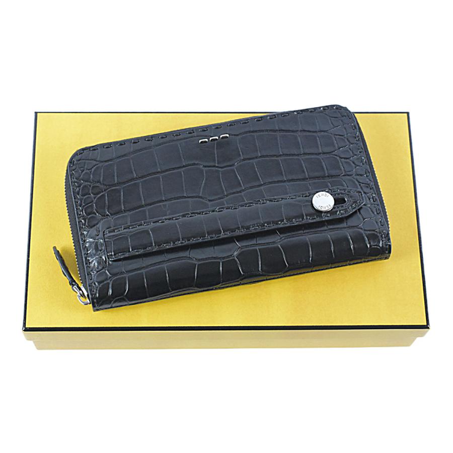 FENDI フェンディ 美品 超豪華 アリゲーター クロコダイル FENDI フェンディ 美品 超豪華 アリゲーター クロコダイル