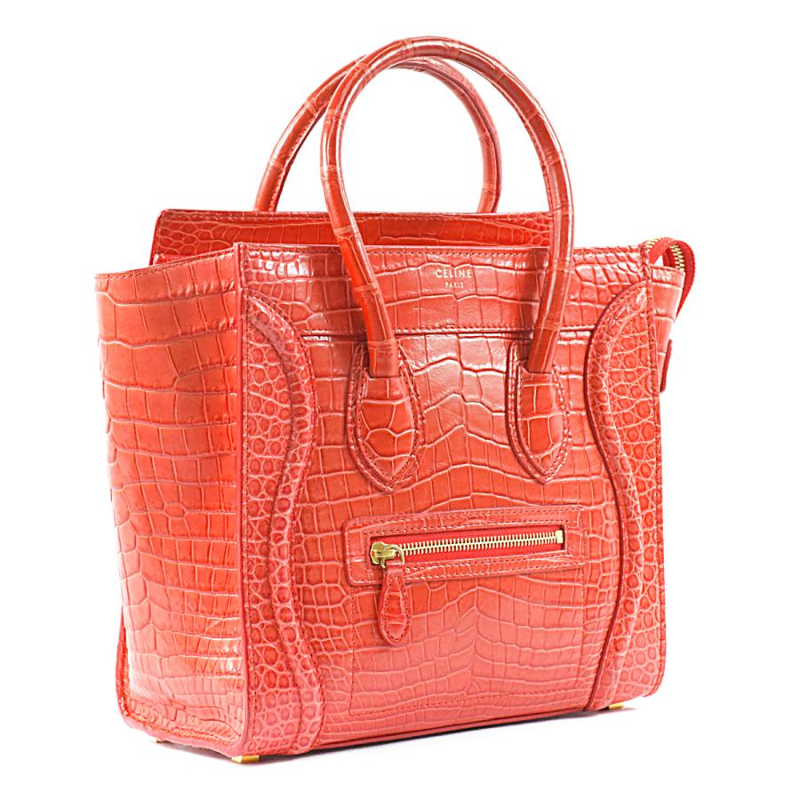 CELINE セリーヌ 美品 超希少 豪華 マット クロコダイル CELINE セリーヌ 美品 超希少 豪華 マット クロコダイル