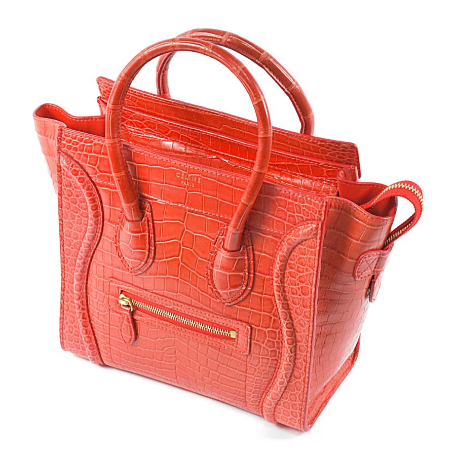 CELINE セリーヌ 美品 超希少 豪華 マット クロコダイル CELINE セリーヌ 美品 超希少 豪華 マット クロコダイル