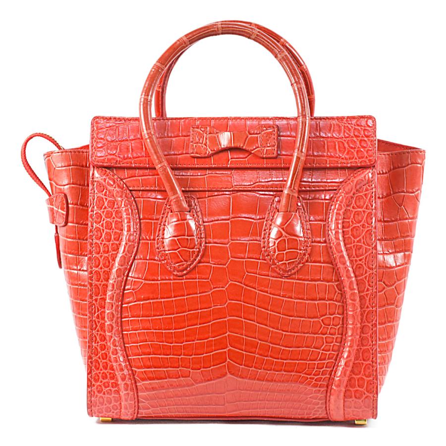 CELINE セリーヌ 美品 超希少 豪華 マット クロコダイル CELINE セリーヌ 美品 超希少 豪華 マット クロコダイル