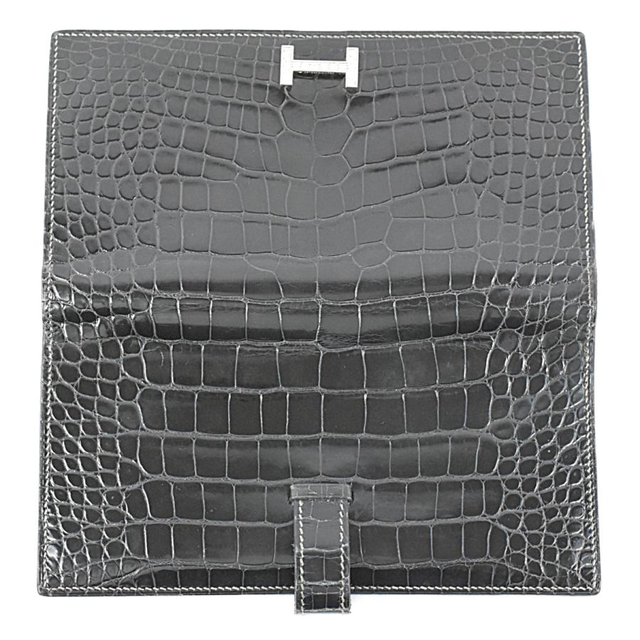 HERMES エルメス 超豪華 長財布 ベアン アリゲーター HERMES エルメス 超豪華 長財布 ベアン アリゲーター
