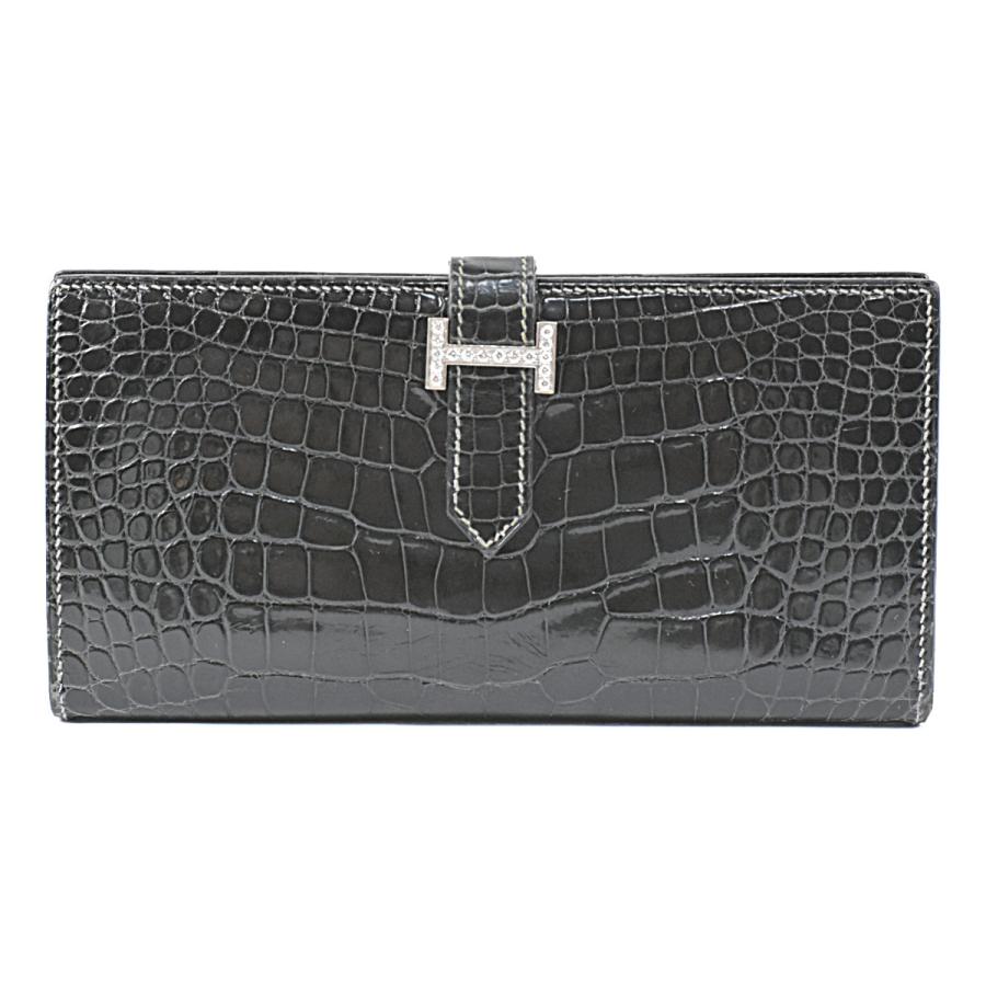 HERMES エルメス 超豪華 長財布 ベアン アリゲーター HERMES エルメス 超豪華 長財布 ベアン アリゲーター
