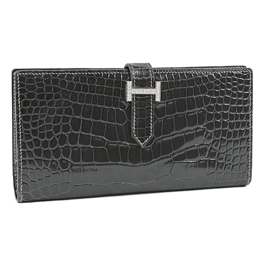 HERMES エルメス 超豪華 長財布 ベアン アリゲーター HERMES エルメス 超豪華 長財布 ベアン アリゲーター